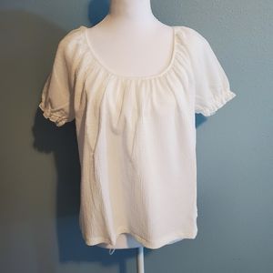 Madewell Texture & Thread Peasant Top